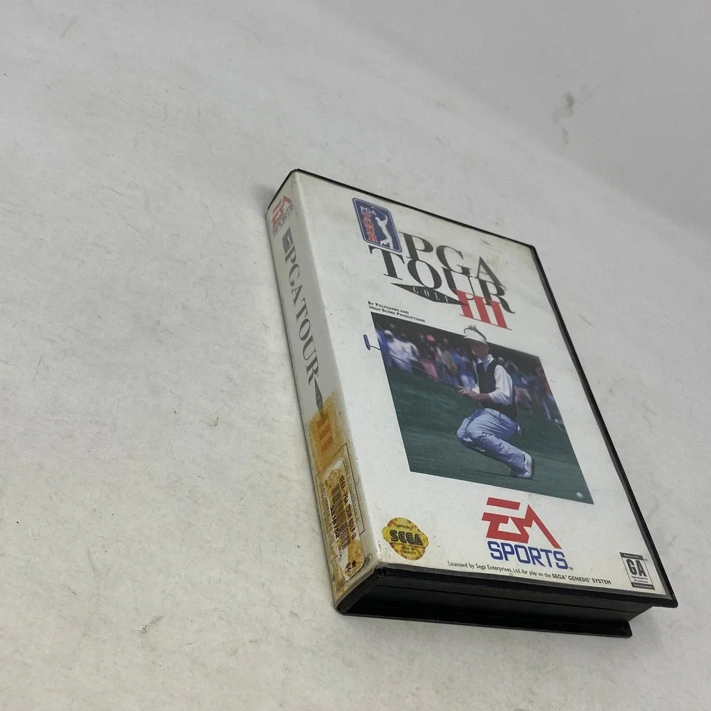 PGA Tour Golf III Sega Genesis EA Sports 1994 Case Cartridge 7427 16-Bit